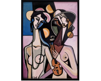 Two ladies in space