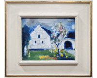 Strom před statkem Strom před statkem