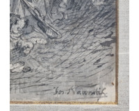 Kůň před chýší