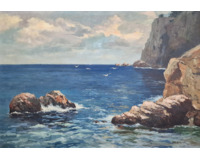 Skalnaté pobřeží - Velký formát