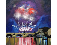 Ohňostroj - Praha - Karlův most