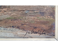 Cesta v podzimní krajině