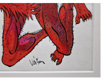 Čert - návrh ilustrace