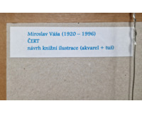 Čert - návrh ilustrace