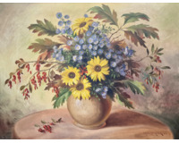 Kytice se slunečnicemi