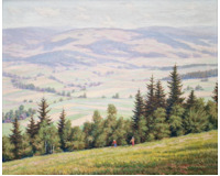 Pohled do údolí - Velký formát