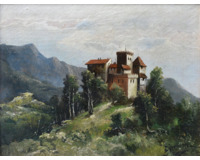 Hrad v jižních Tyrolích
