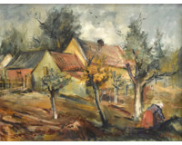 Žena v zahradě