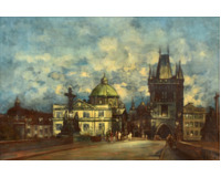 Na Karlově mostě - Velký formát