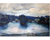 Vltava s mostem Legií - velký formát Vltava s mostem Legií - velký formát