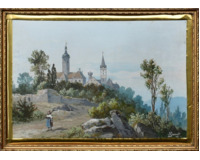 Žena u městečka