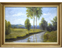 Krajina s říčkou