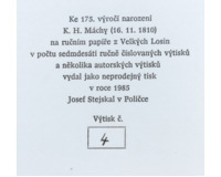 Karel Hynek Mácha - Očima grafiků II.
