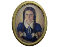 Děvčátko s copy