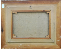 Pohled od Rabasova domu a Krušovická pole v zimě