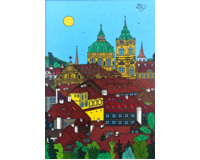 Chrám sv. Mikuláše - Velký formát  Týnský chrám