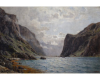 Norský fjord - velký formát
