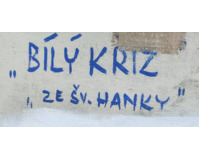 Bílý kříž ze Švarné Hanky