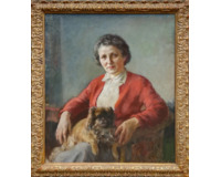 Žena s psíkem