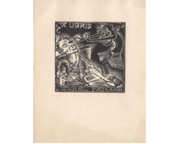 Ex libris,  Karel Novák, Bradáč, 4 kusy