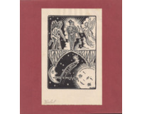 Ex libris, ING.DR. Jaroslav Polívka,Bubeneč, 2ks