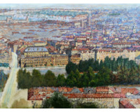 Pražské panorama - velký formát