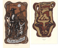 Exlibris , 9 kusů