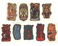 Exlibris , 9 kusů