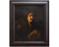 Portrét stařenky