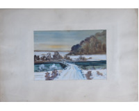 Konvolut tří akvarelů