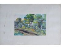 Konvolut tří akvarelů