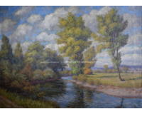 Krajina s řekou