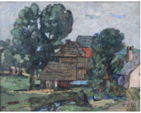 Stavení u potoka