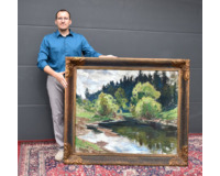 Jarní řeka - Velký formát