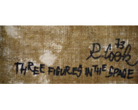 Three figures in the space
