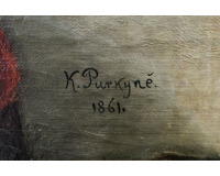Zátiší s pávem (Cikánova lovecká kořist) - 1861