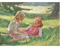 Dívky na slunné louce