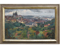 Hradčany ze Seminářské zahrady