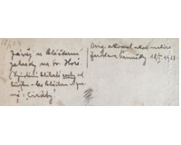 Závěj u klášterní zahrady - 1923
