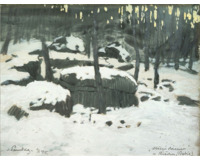 Obětní kámen u Říčan - 1915