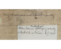 Obětní kámen u Říčan - 1915