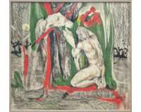 Pár v zahradě Pár v zahradě