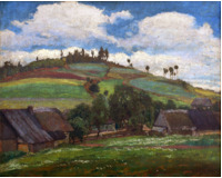 Vesnička v  Krkonoších