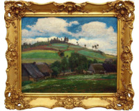 Vesnička v  Krkonoších