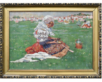 Děvče na louce - Miločanka