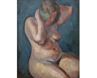 Sedící ženský akt Sedící ženský akt