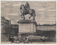 Náměstí Belleceur v Lyonu