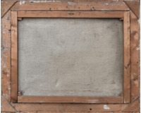 Říčka ve vesnici - velký formát