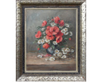 Kytice s včími máky a kopretinami Kytice s včími máky a kopretinami