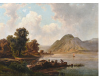 Krajina u jezera - Velký formát Krajina u jezera - Velký formát